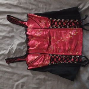 Tripp Floral Corset Tank